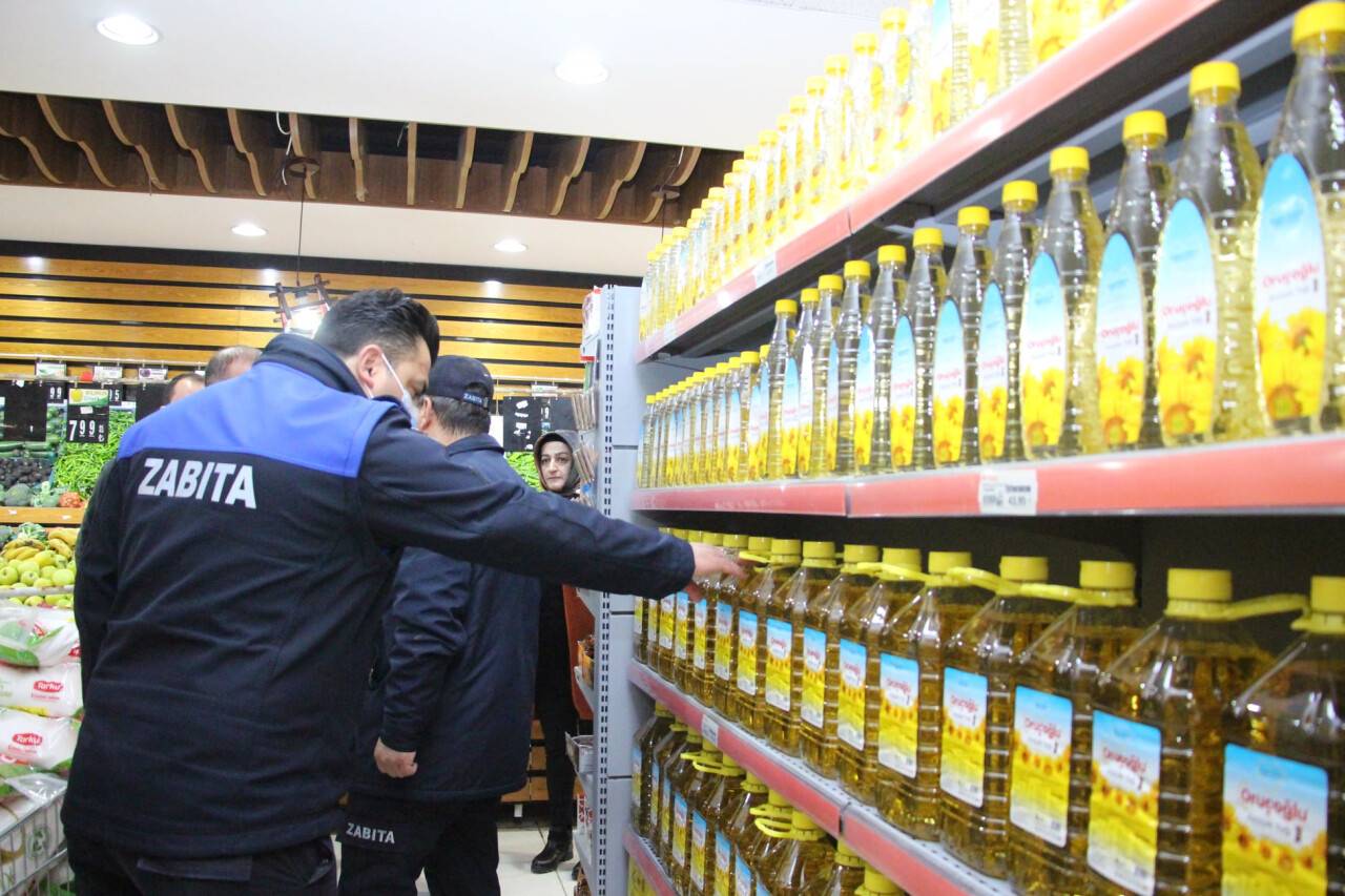 Beyşehir’de yağ ve stok denetimi