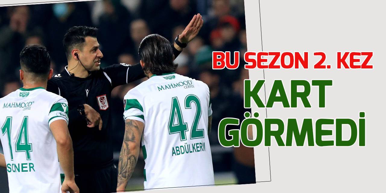 Konyaspor bu sezon ikinci kez kart görmedi