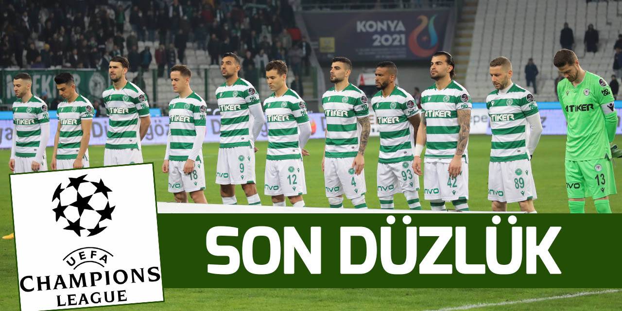 Konyaspor, "Şampiyonlar Ligi" için son düzlüğe giriyor