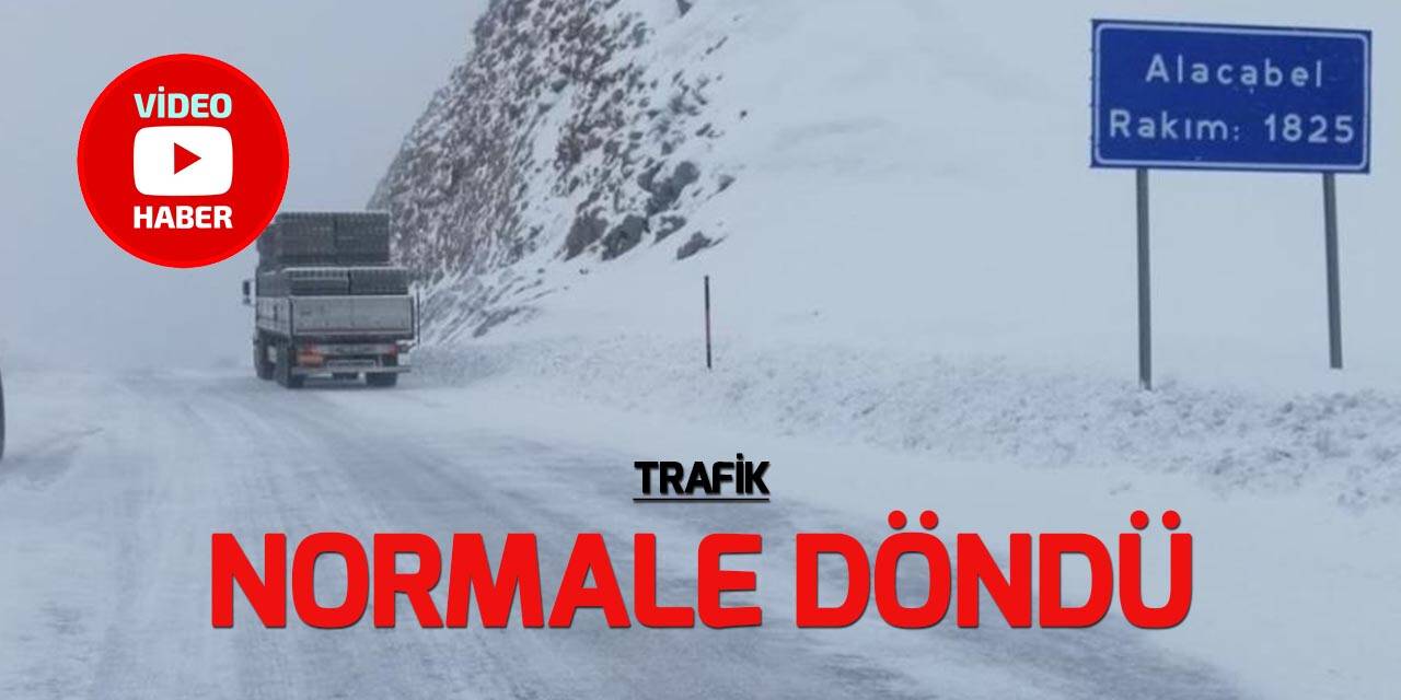 Antalya-Konya karayolunda trafik normale döndü