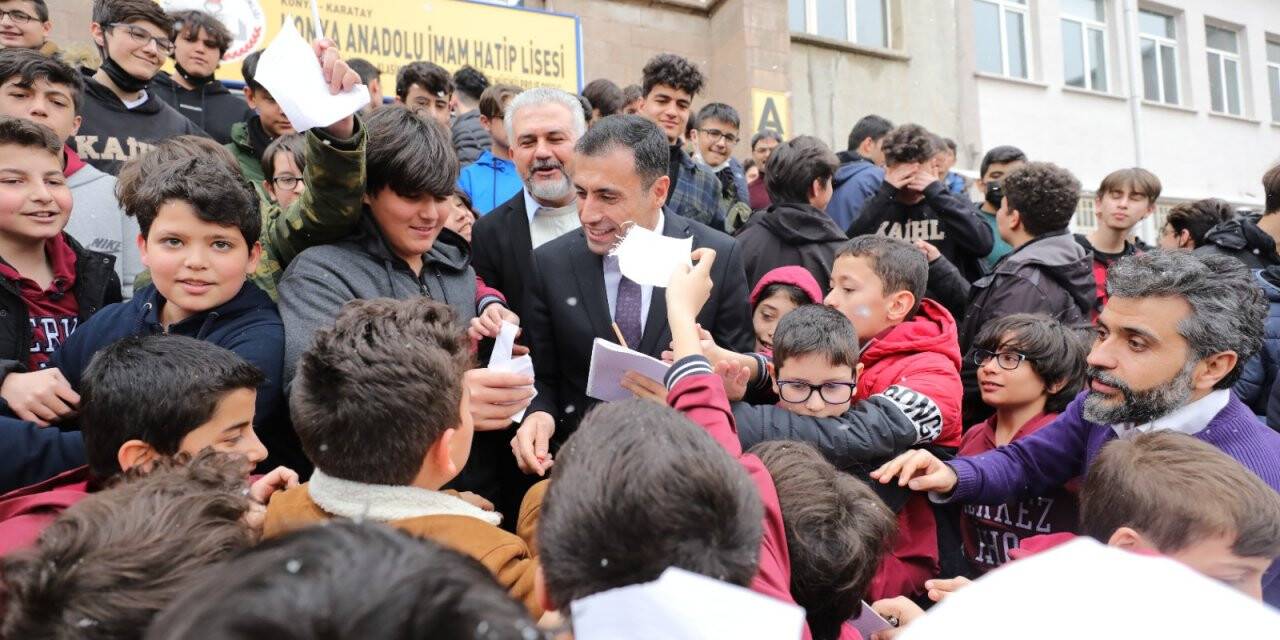 Özgökçen mezun olduğu okulu ziyaret etti