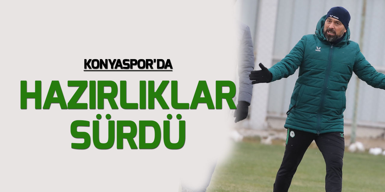 Konyaspor, Kayserispor maçı hazırlıklarına devam etti