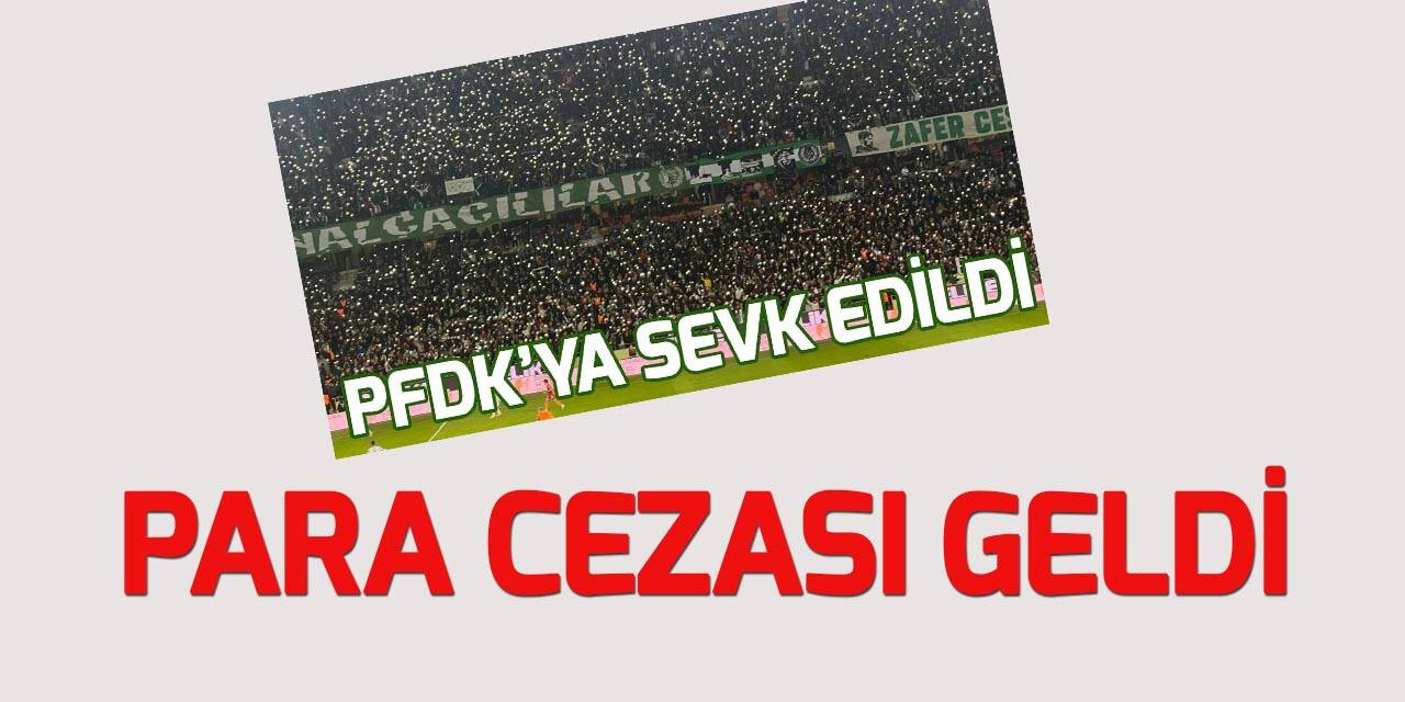 PFDK’dan Konyaspor'a para cezası