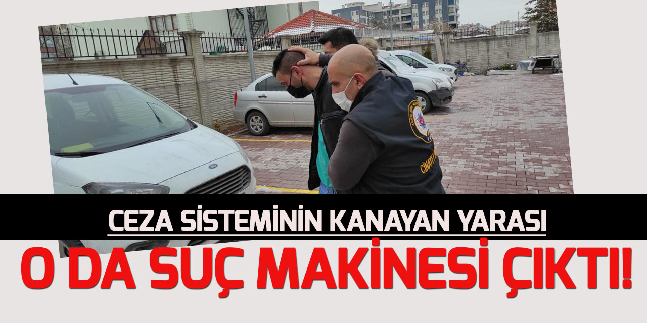 Konya'da kayınvalidesini öldüren kişi suç makinesi çıktı!
