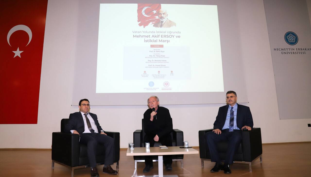 NEÜ’de Mehmet Akif Ersoy ve İstiklal Marşı Paneli