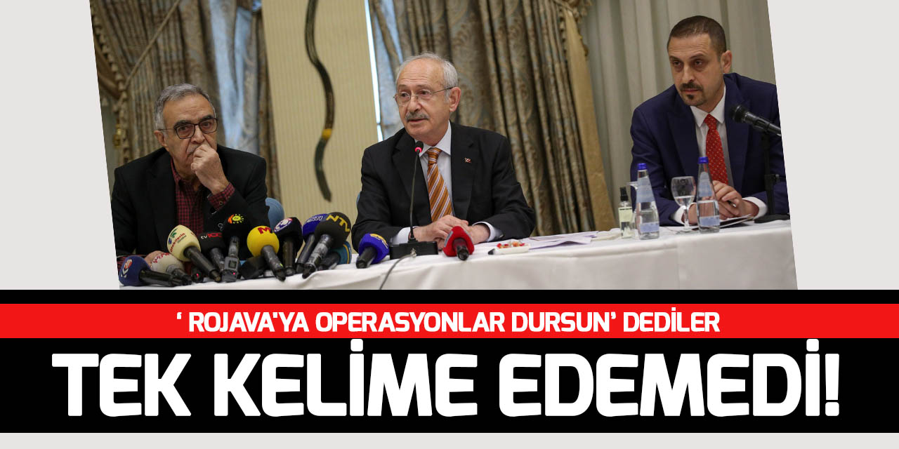 "Türkiye'nin sınır ötesi operasyonları dursun" sözlerine Kılıçdaroğlu tek kelime cevap veremedi