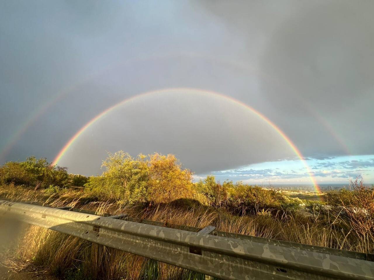 Mersin’de çifte gökkuşağı