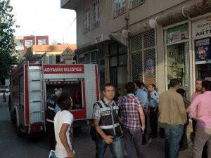 İŞÇİLERİN İHMALİ BİNAYI YAKACAKTI
