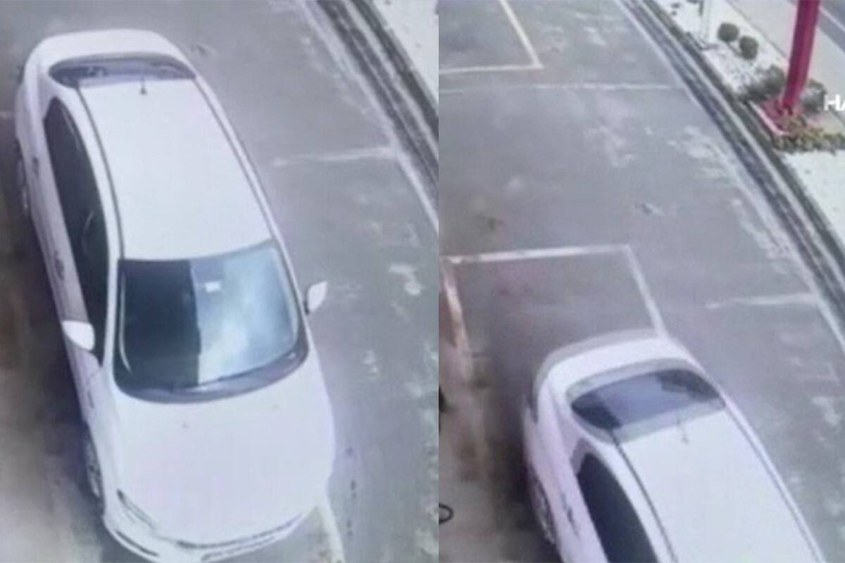 Depoyu doldurtup ödeme yapmadan kaçtı, o anlar kamerada