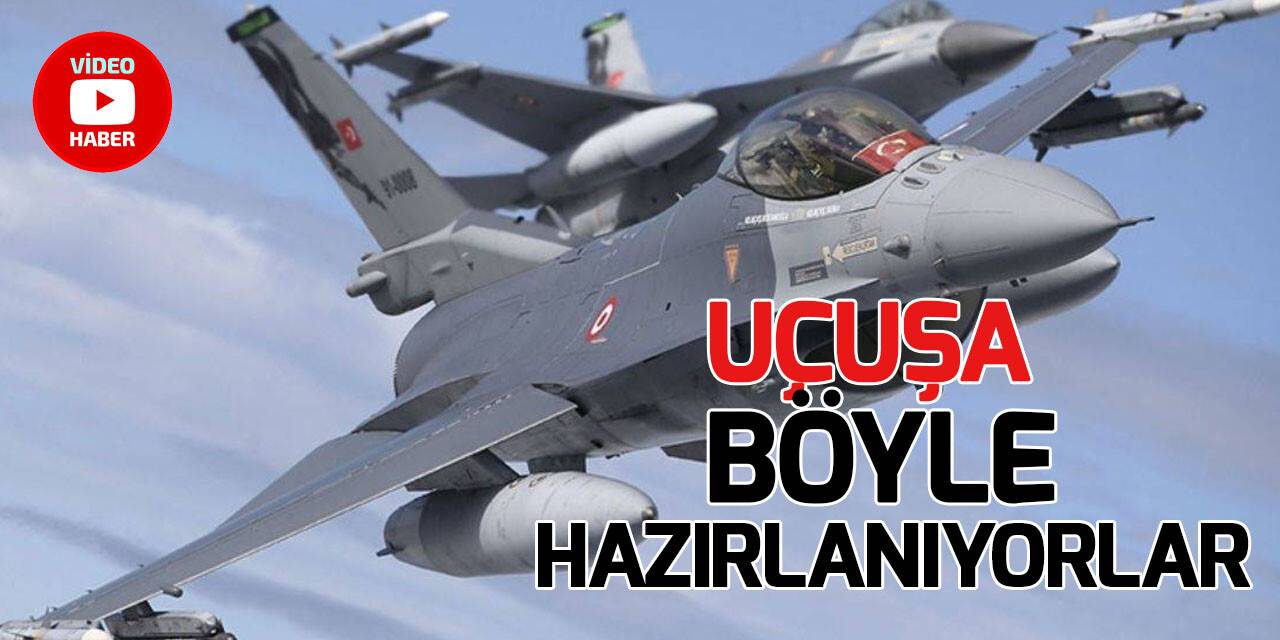 MSB'den savaş uçaklarının uçuşa hazırlık görüntüleri paylaşımı