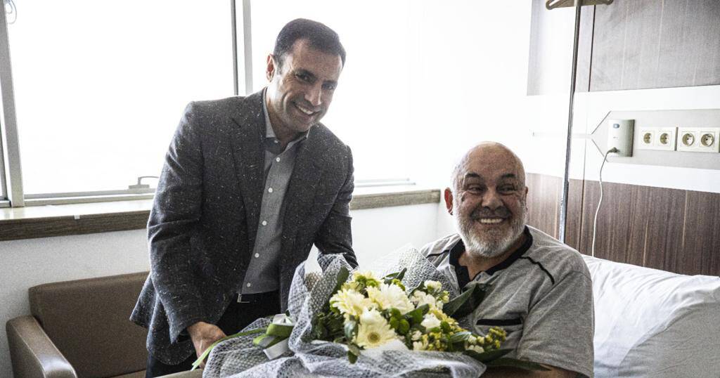 Başkan Özgökçen'den geçmiş olsun ziyareti