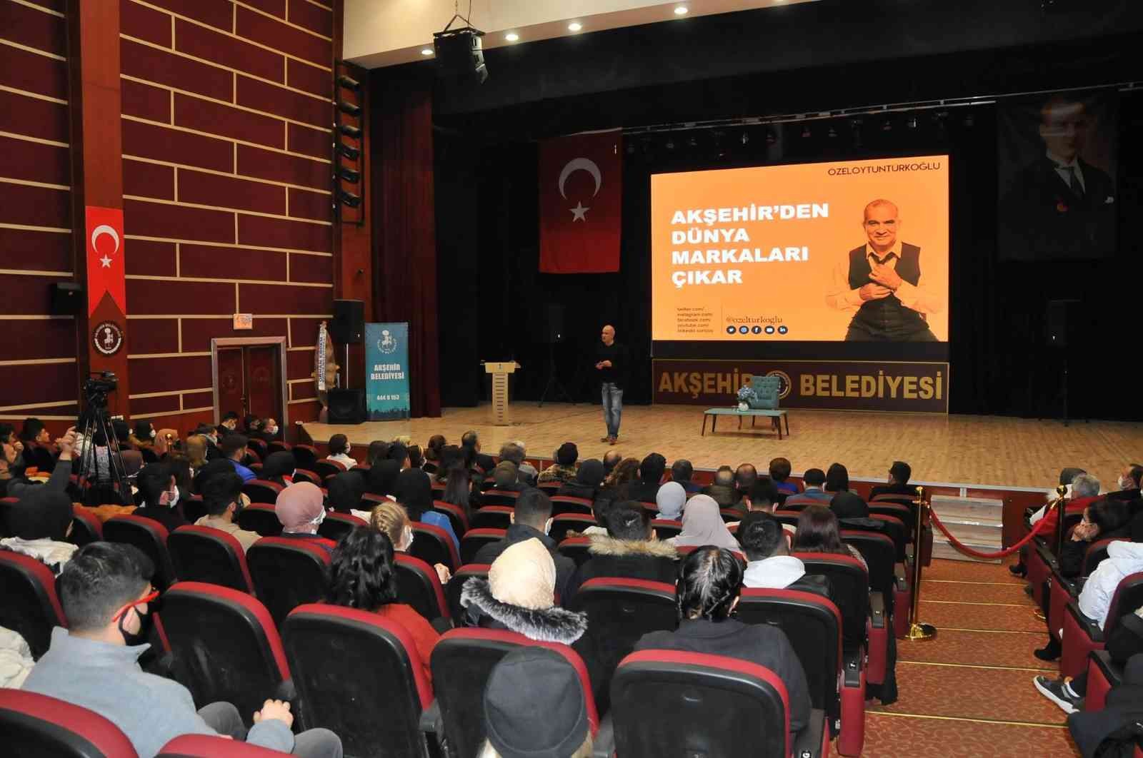 Akşehir’den Dünya Markası Çıkar konulu konferans düzenlendi