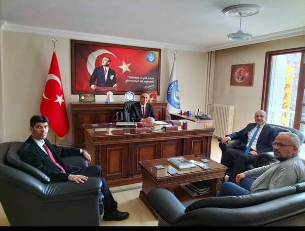 Türk Eğitim-Sen Konya,  MEB İl Müdürü Seyit Ali Büyük'ü konuk etti