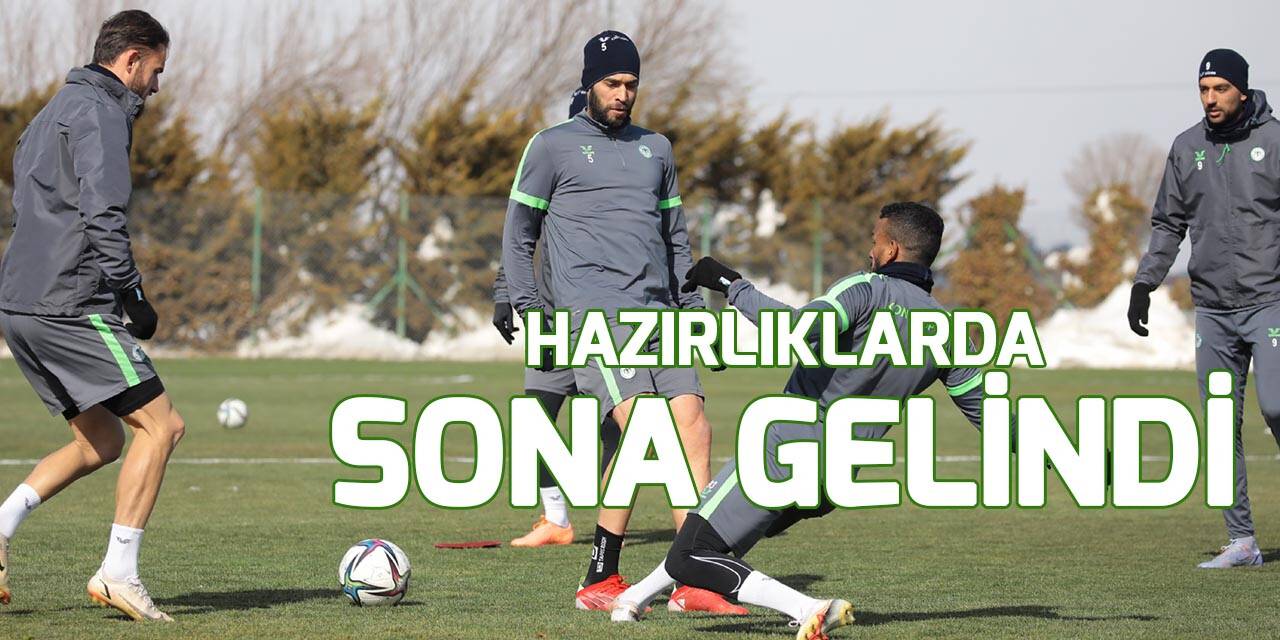 Konyaspor, Fenerbahçe maçı hazırlıklarında sona yaklaştı