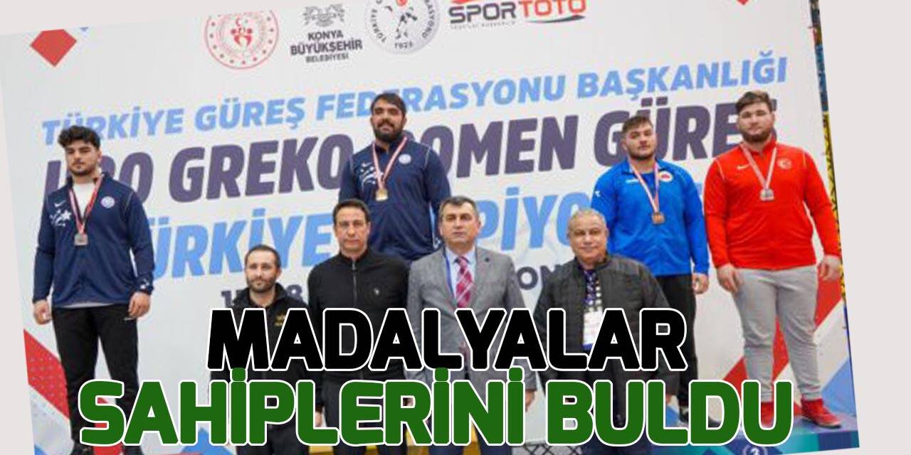 U20 Grekoromen Türkiye Güreş Şampiyonası sona erdi