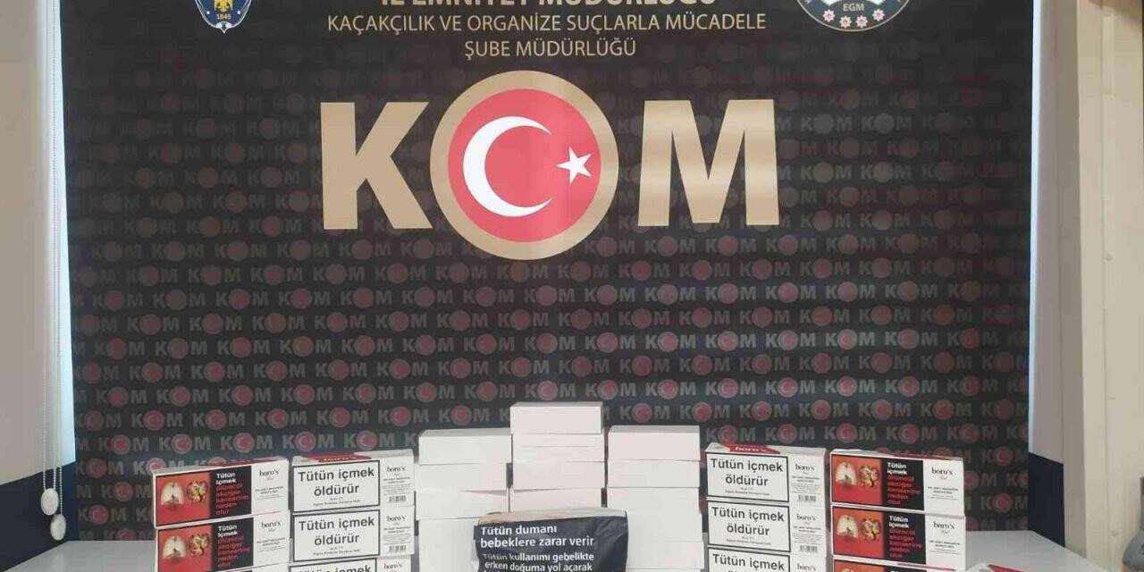 Afyonkarahisar’da kaçak tütün ele geçirildi