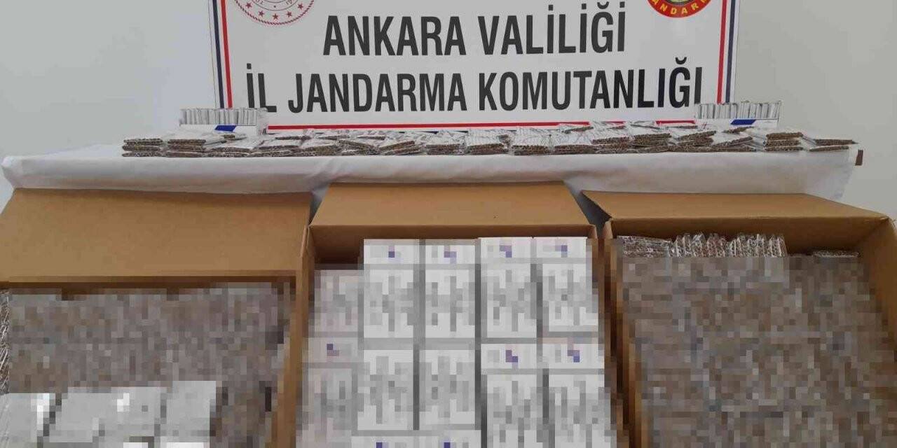 Jandarmadan sigara kaçakçılarına suçüstü