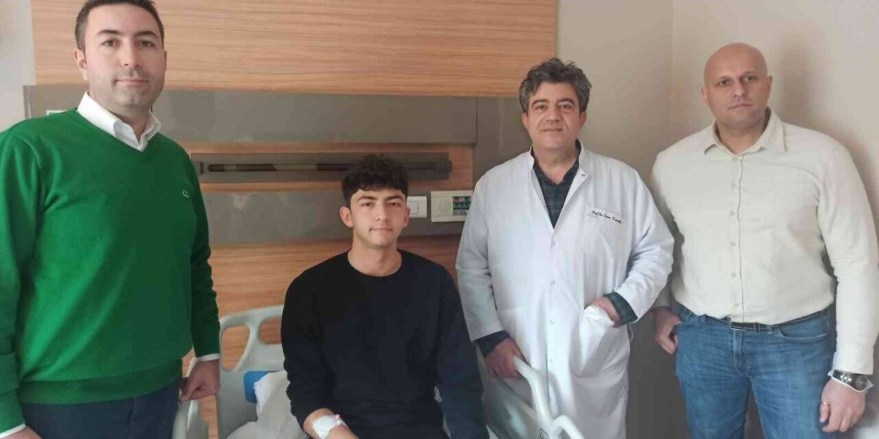 Kayserispor’un U19 takımı futbolcusu ameliyat oldu