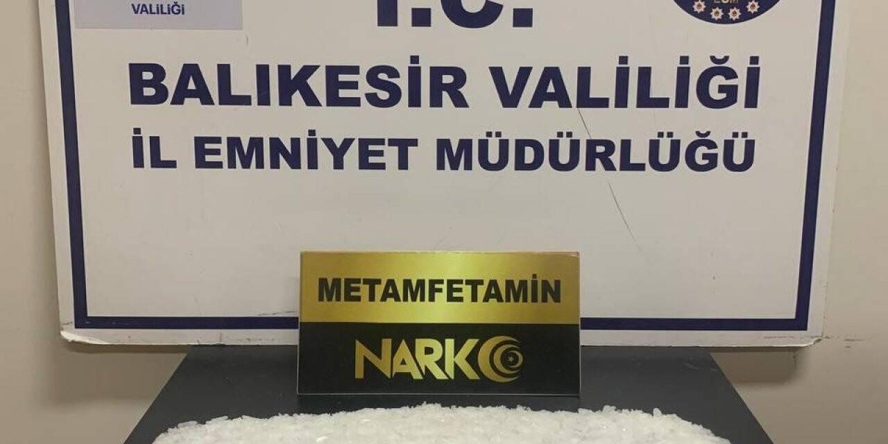 Balıkesir’de bin 237 gram uyuşturucu ele geçirildi
