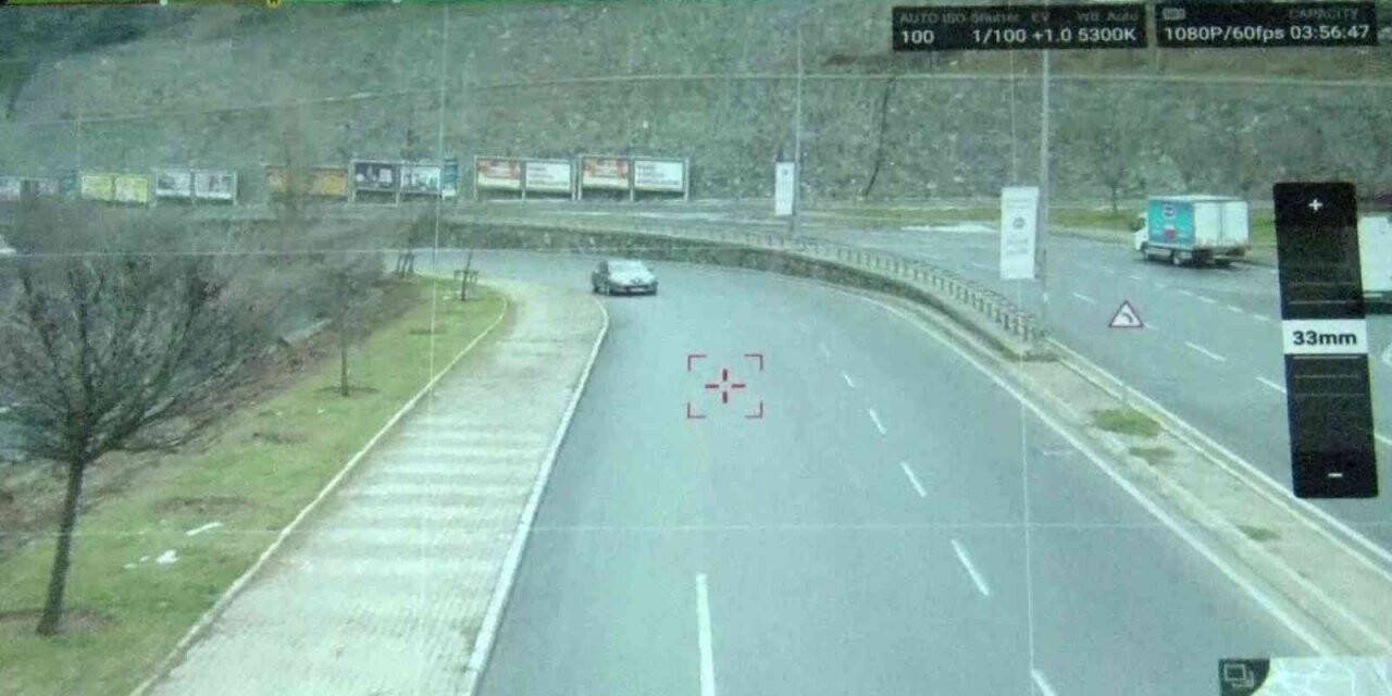 Sarıyer’de dron destekli trafik denetimi