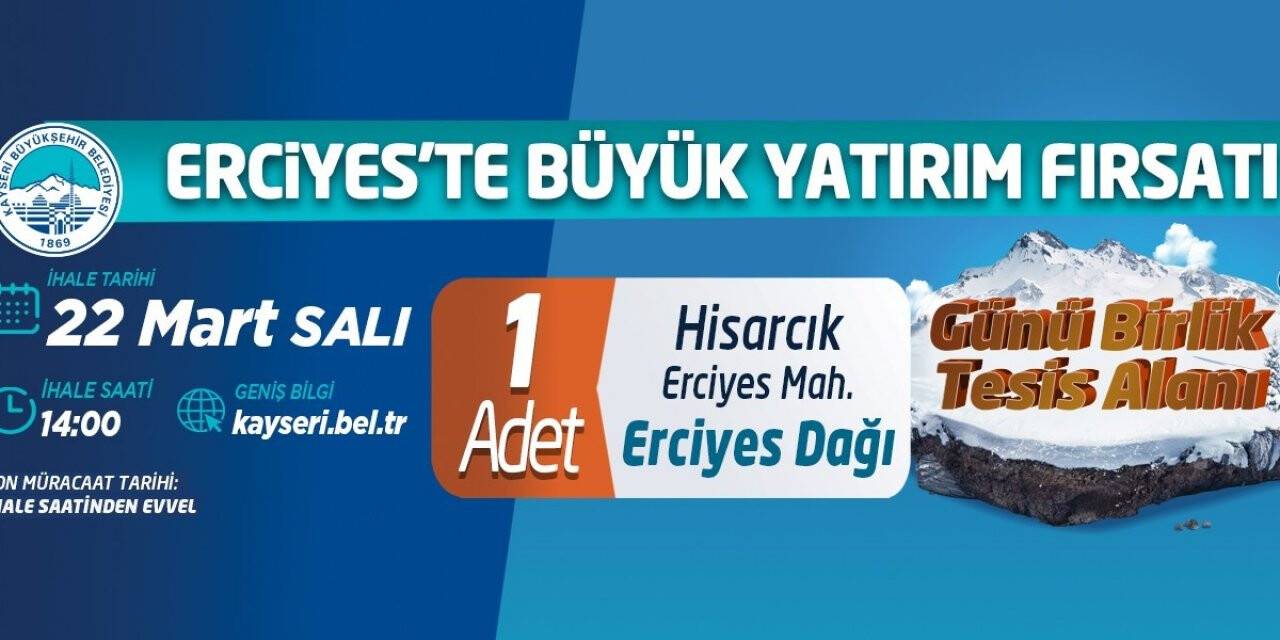 Büyükşehir’den ihale