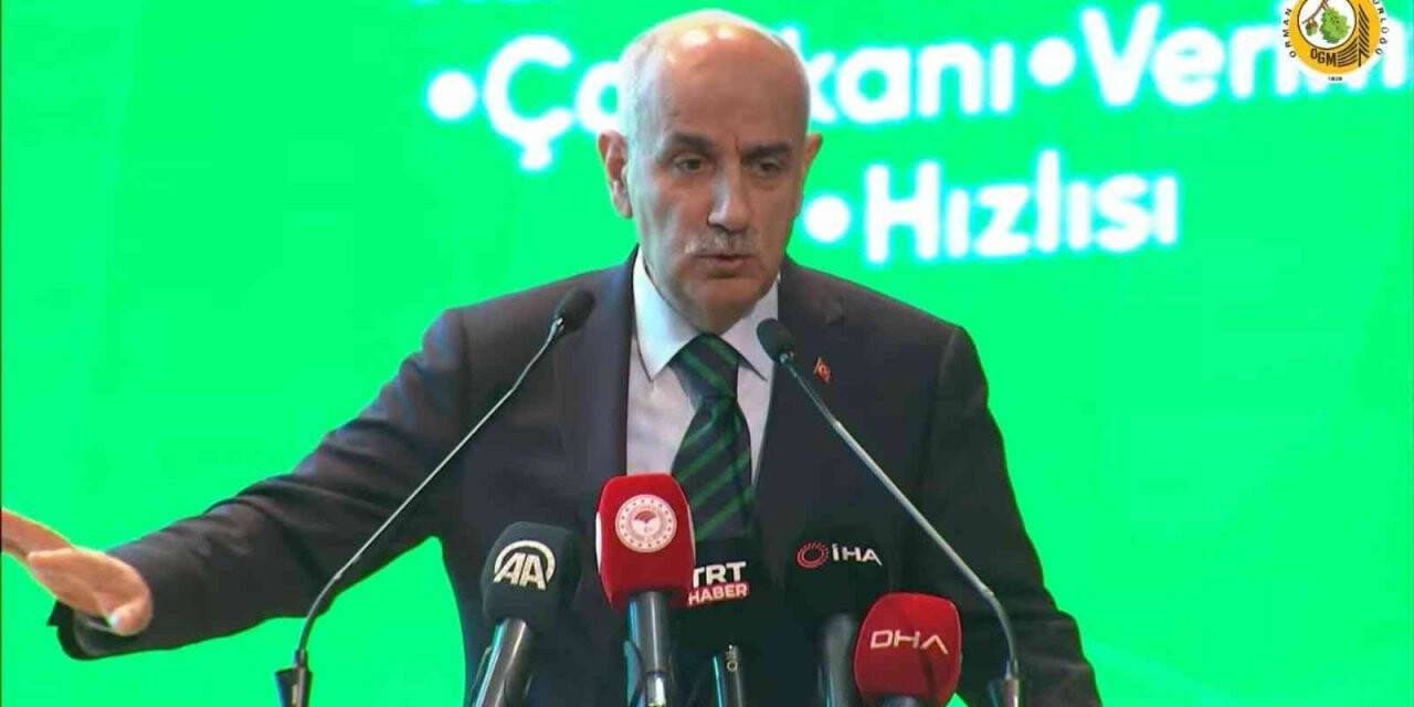 Bakan Kirişci: “Gıda konusunda bulunurluğu üreterek gerçekleştireceğiz”