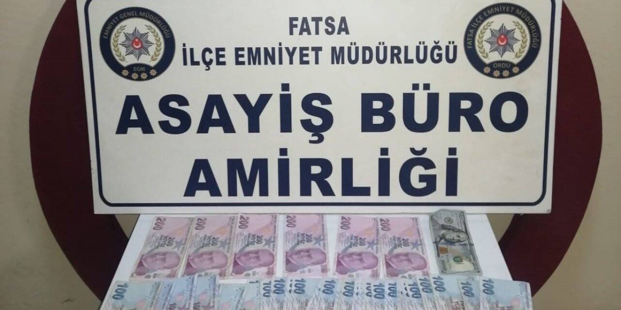 Fatsa’da kumar oynayan kişilere suçüstü
