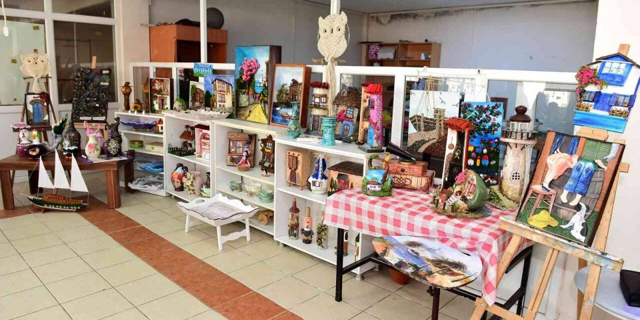 Yıldırım’da ’Geri Dönüşüm El Sanatları Kursu’ devam ediyor
