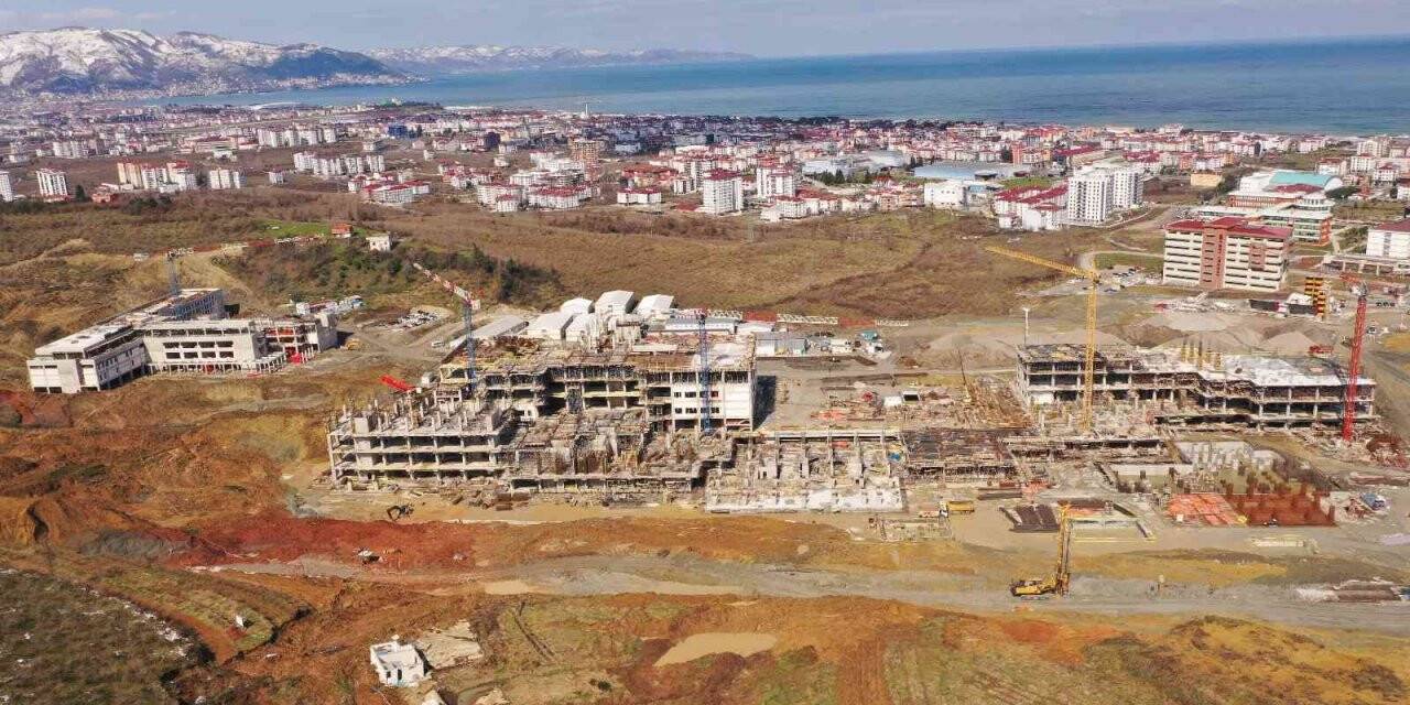 Ordu Şehir Hastanesi’nin yüzde 28’i tamamlandı