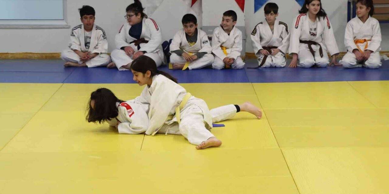 Judo hareketlerini il birinciliği için yaptılar