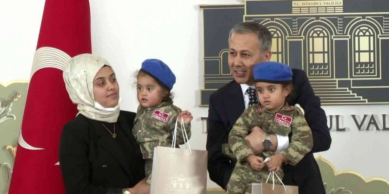 Vali Yerlikaya, şehit aileleri ve gazilere Devlet Övünç Madalyası takdim etti