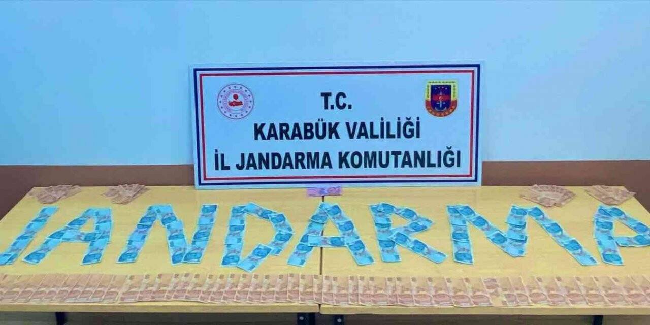 Karabük’te jandarma ekipleri 11 bin liralık sahte para ele geçirdi