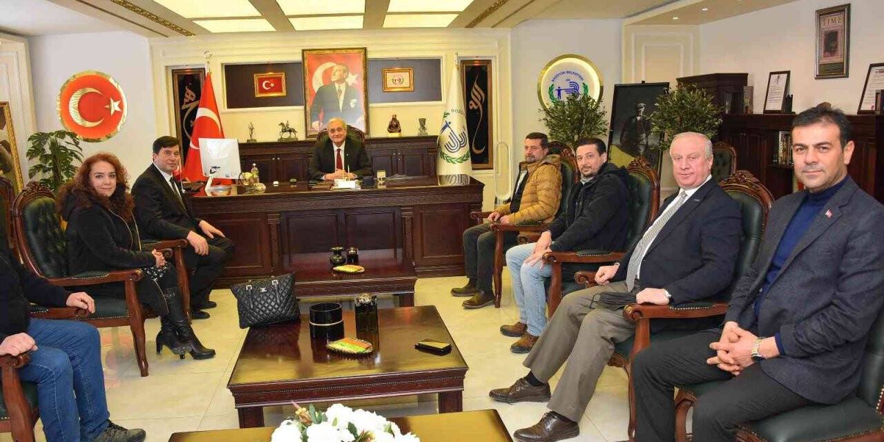 Esnaf ve Sanatkârlar Odası’ndan Başkan Bakkalcıoğlu’na ziyaret