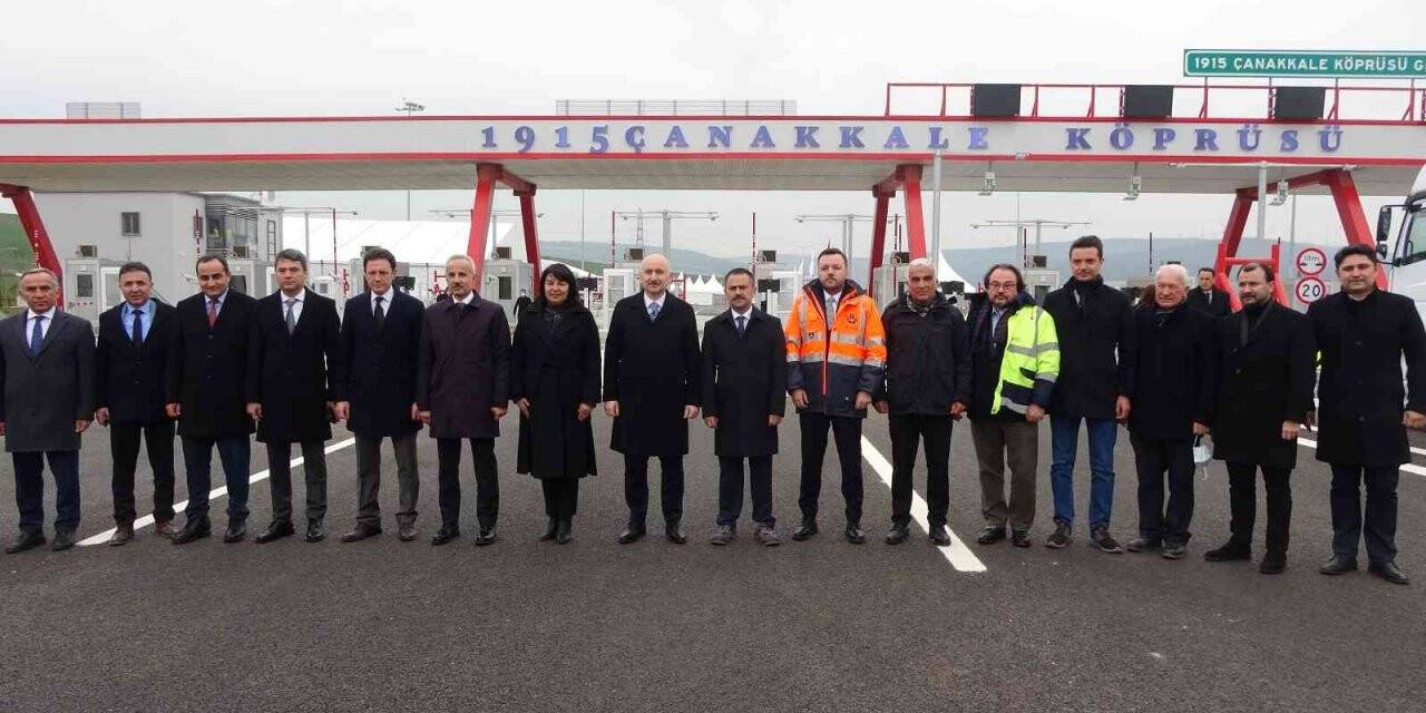 Bakan Karaismailoğlu: “1915 Çanakkale Köprüsü’nde işlerimiz tamam”