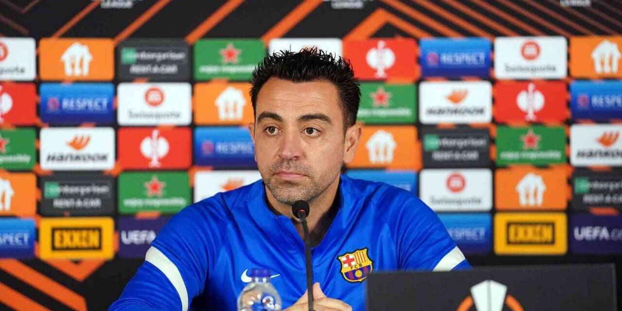 Xavi Hernandez: “Baskılı bir atmosferde oynayacağız”