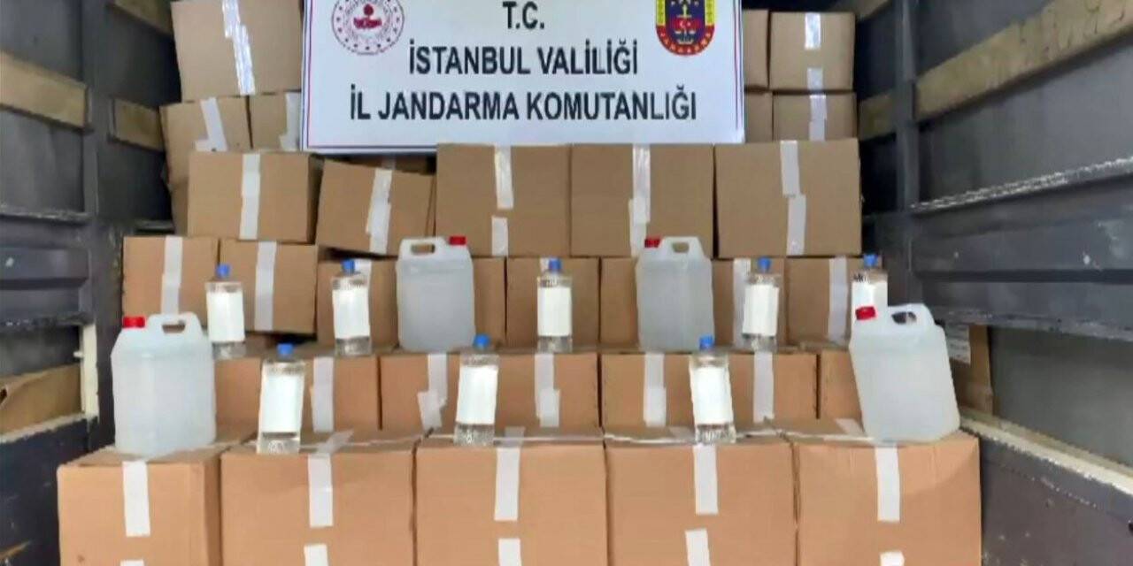 Jandarmadan sahte alkol operasyonu