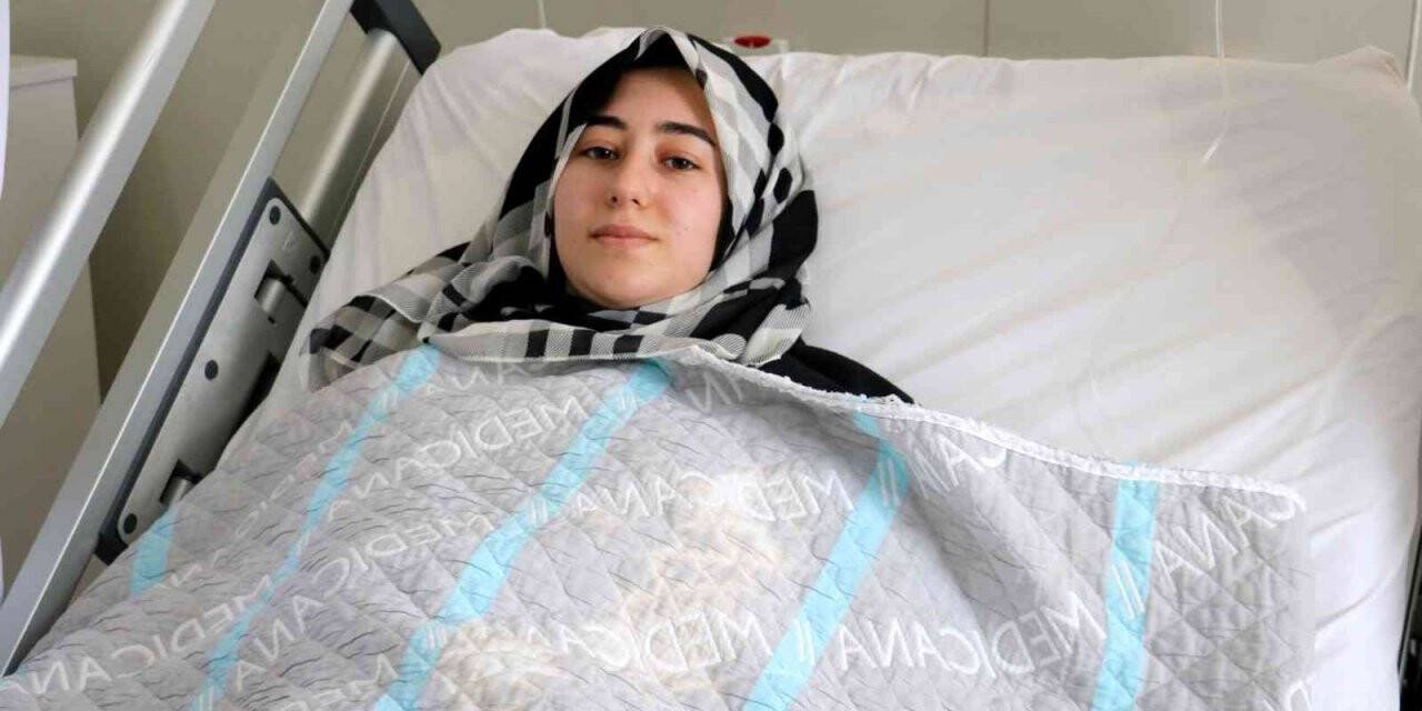 Bitmek bilmeyen ağrılarının nedeni karpuz büyüklüğündeki kist çıktı