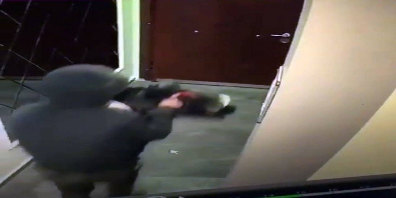 Eyüpsultan’da hırsız çaldığı ayakkabıları güçlükle taşıdı: O anlar kamerada