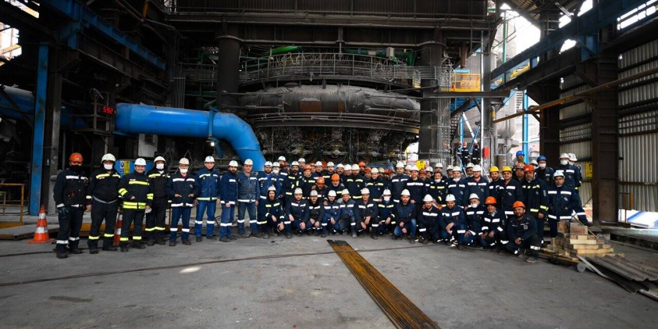 18 milyon dolarlık yatırım yapılan yüksek fırın programlanan tarihten önce faaliyete alındı