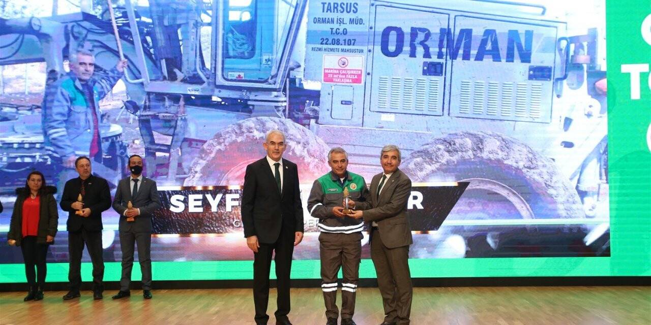 Mersin Orman Bölge Müdürlüğüne 3 dalda ‘başarı ödülü’