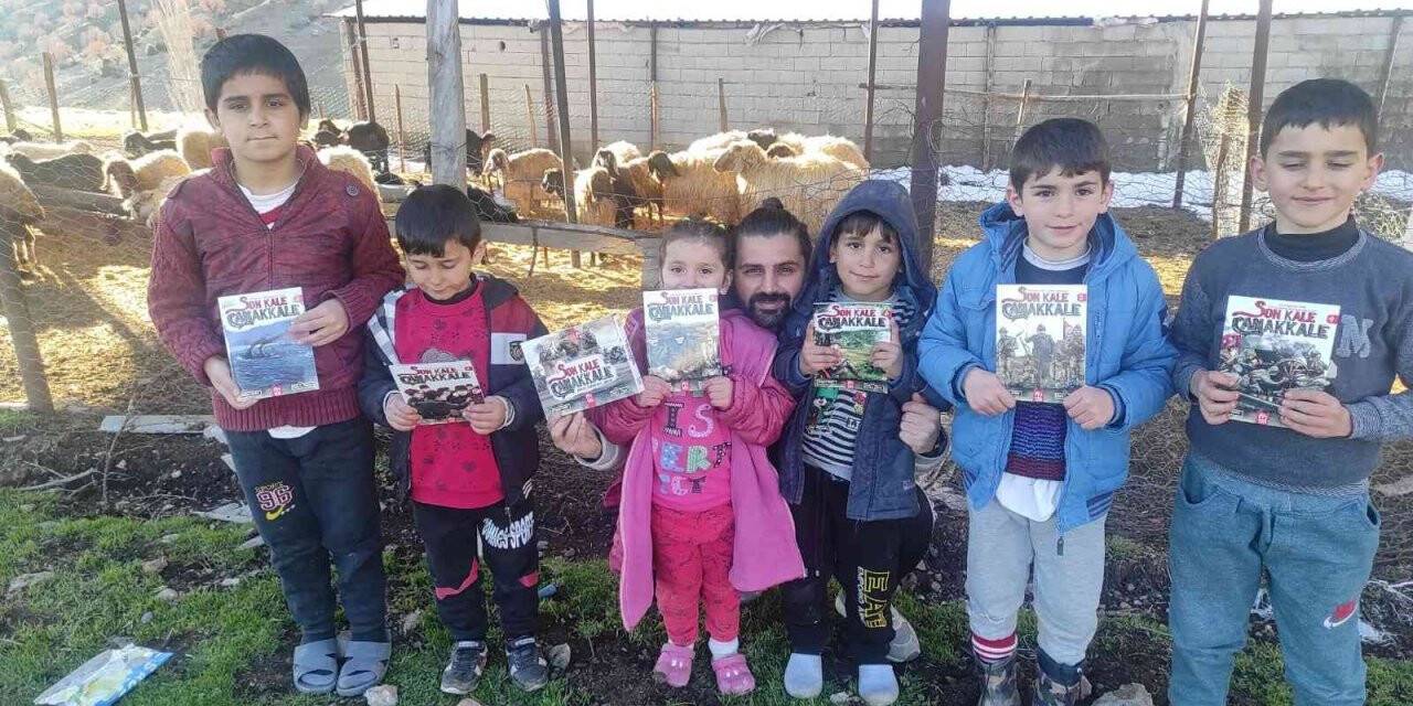 Batman’da çocuklara Çanakkale ruhunu anlatan kitaplar dağıtıldı