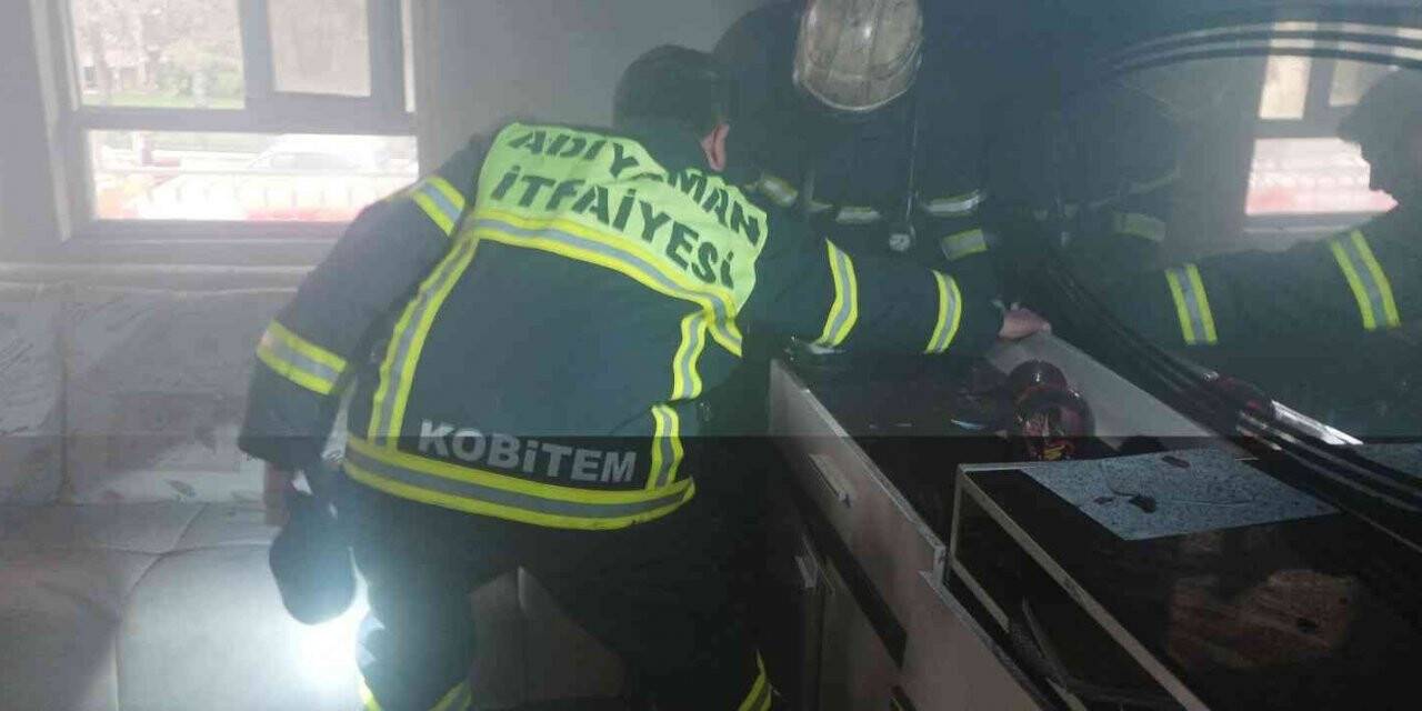 Adıyaman’da, ikamet yangını korkuttu