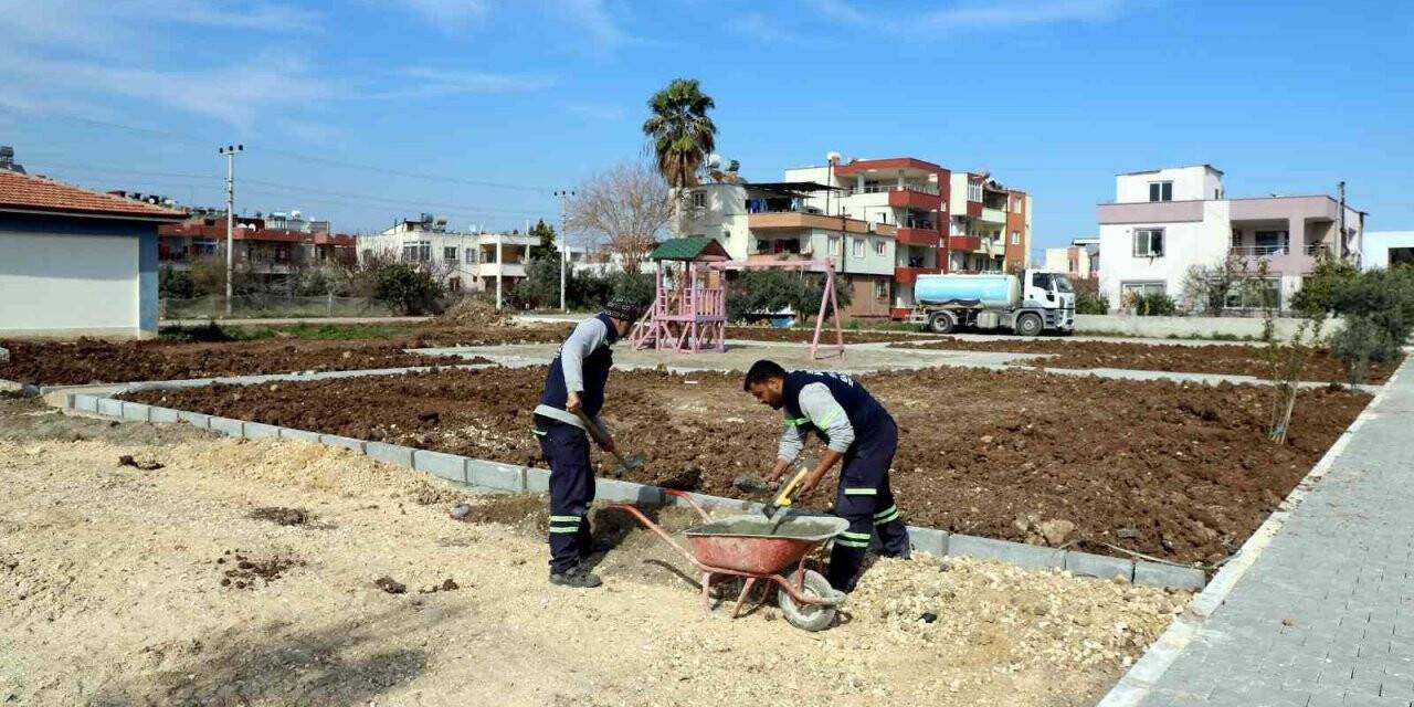 Akdeniz Belediyesi, Karaduvar’a yeni bir çocuk parkı yapıyor