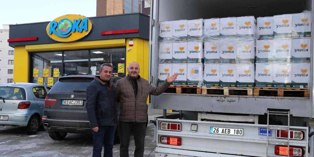 Türkiye’de gündem olan market sahibinin sıvı yağ yüklü tırları Van’a geldi