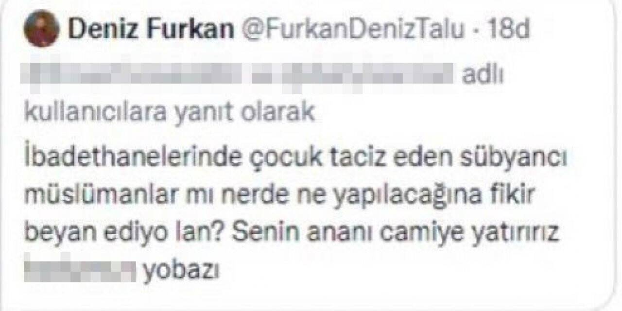 İslam dinine hakaret eden şahıs hakkında savcılıktan açıklama