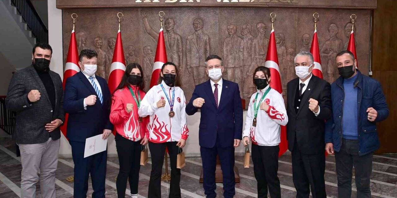 Vali Aksoy, ‘Aydın’ın Demir Yumrukları’ ağırladı