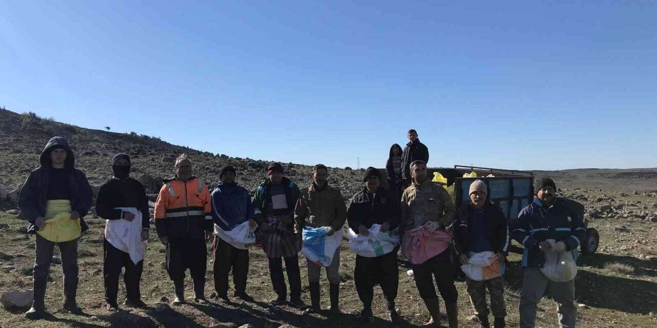 Kilis’teki meralarda gübreleme yapıldı