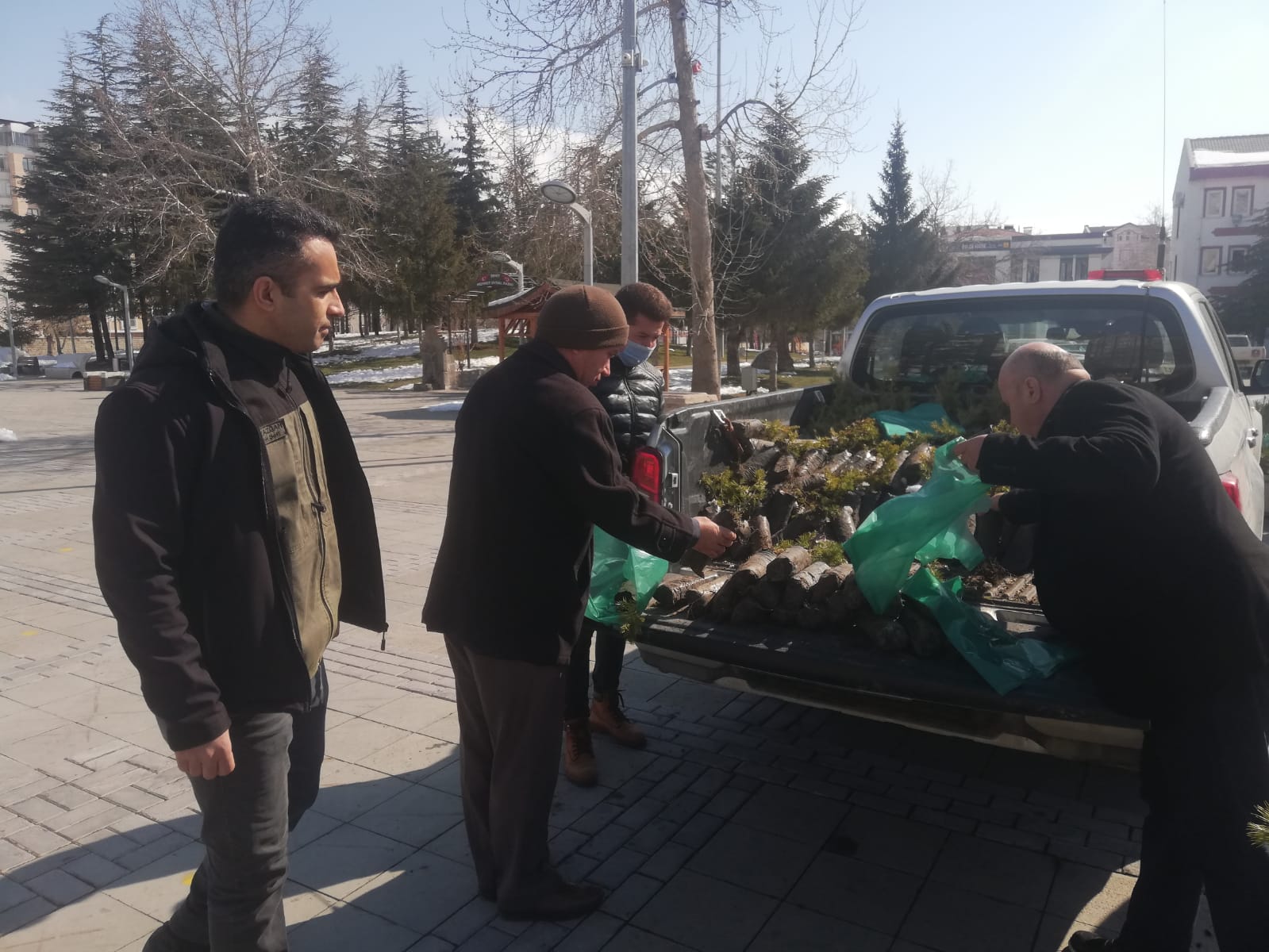 Seydişehir'de 3 bin karaçam ve sedir fidanı dağıtıldı