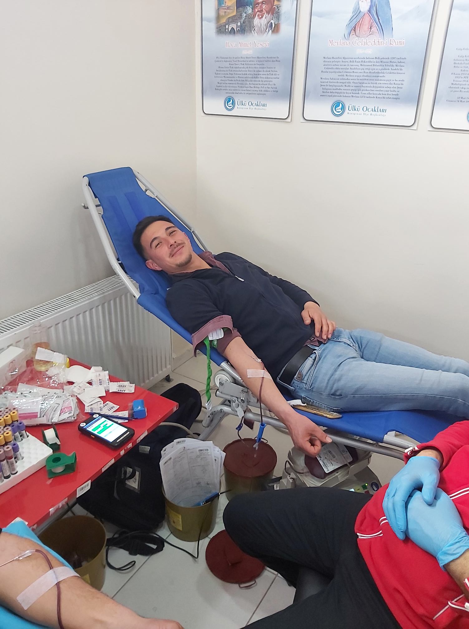 Karapınar'da Ülkü Ocakları kan bağışında bulundu