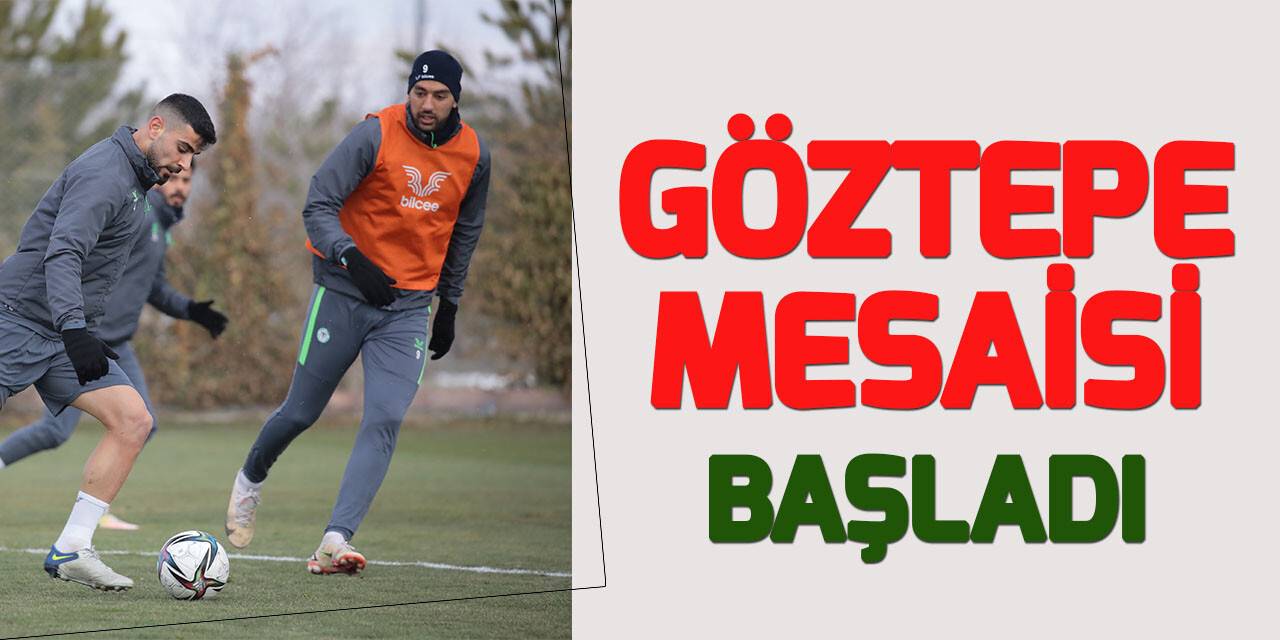 Konyaspor'da Göztepe maçı hazırlıkları başladı